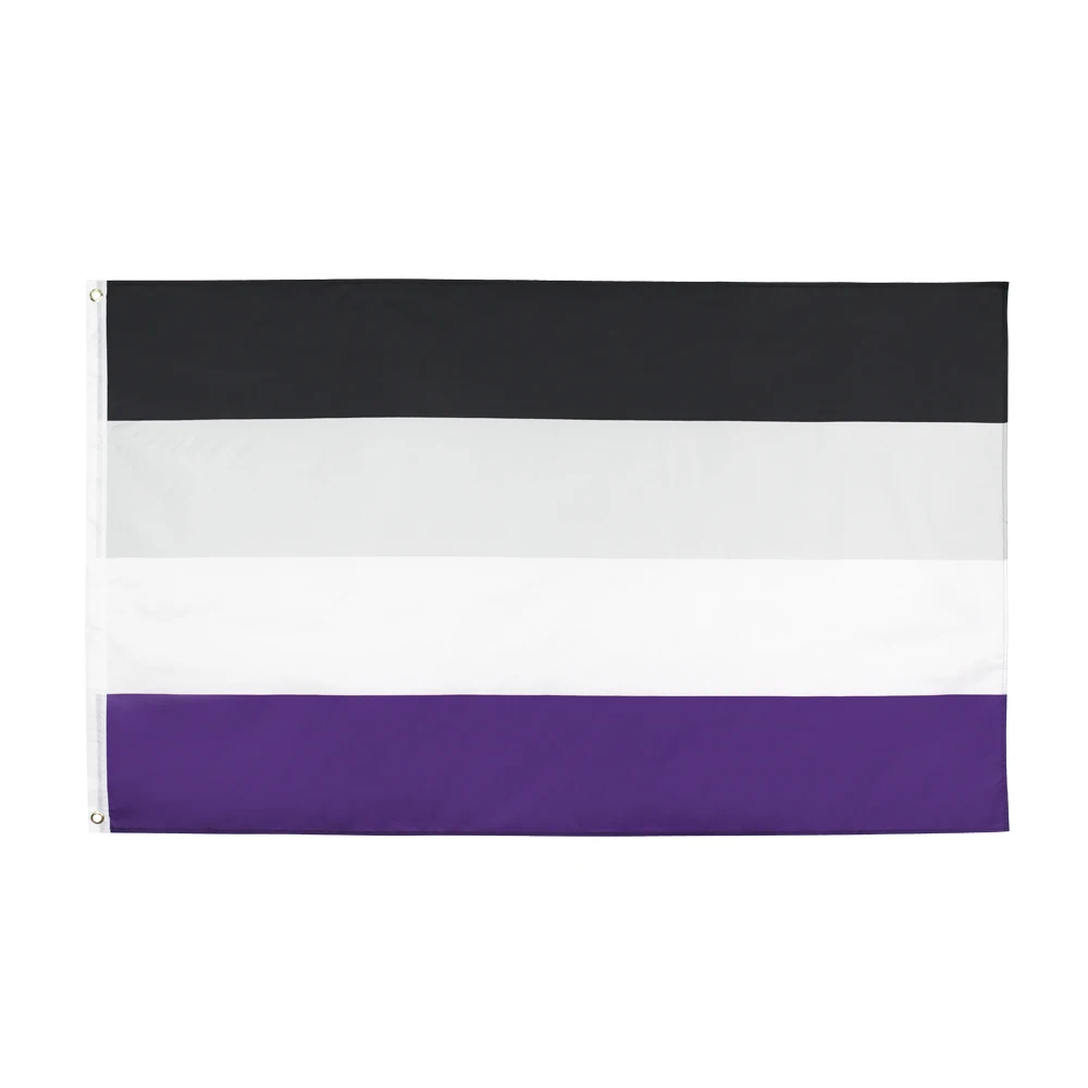 Xiangying 90x150cm LGBTQIA Ace Community Asexuality Asexual Pride Flag