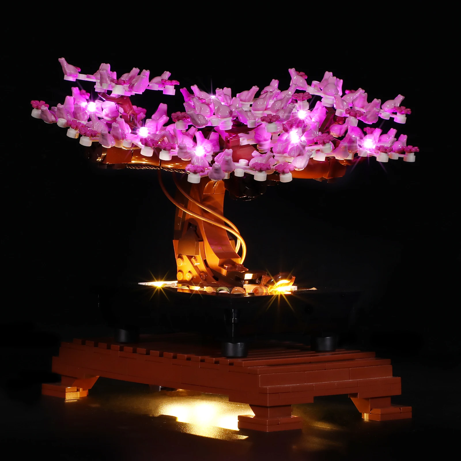 

BriksMax LED Light Kit for 10281 Bonsai Tree （Pink View）