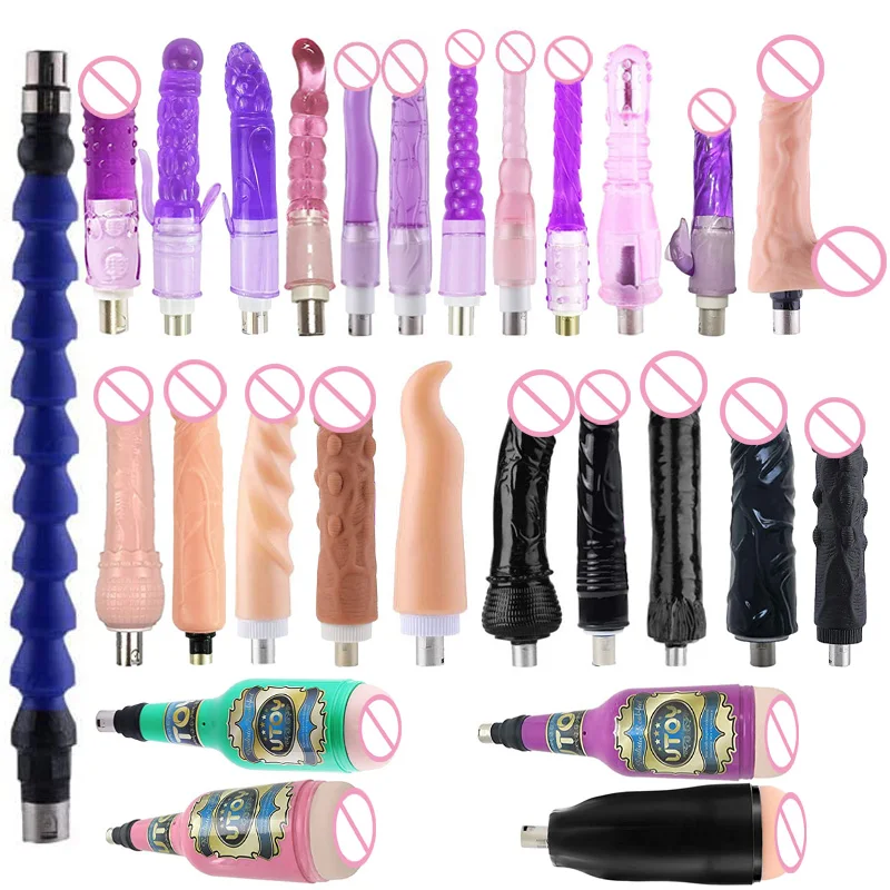 

ROUGH BEAST 27 Type Traditional Sex Machine 3XLR Dildo Attachment For Women Adult Sex Toys Masturbation Cup For Men Love Machine