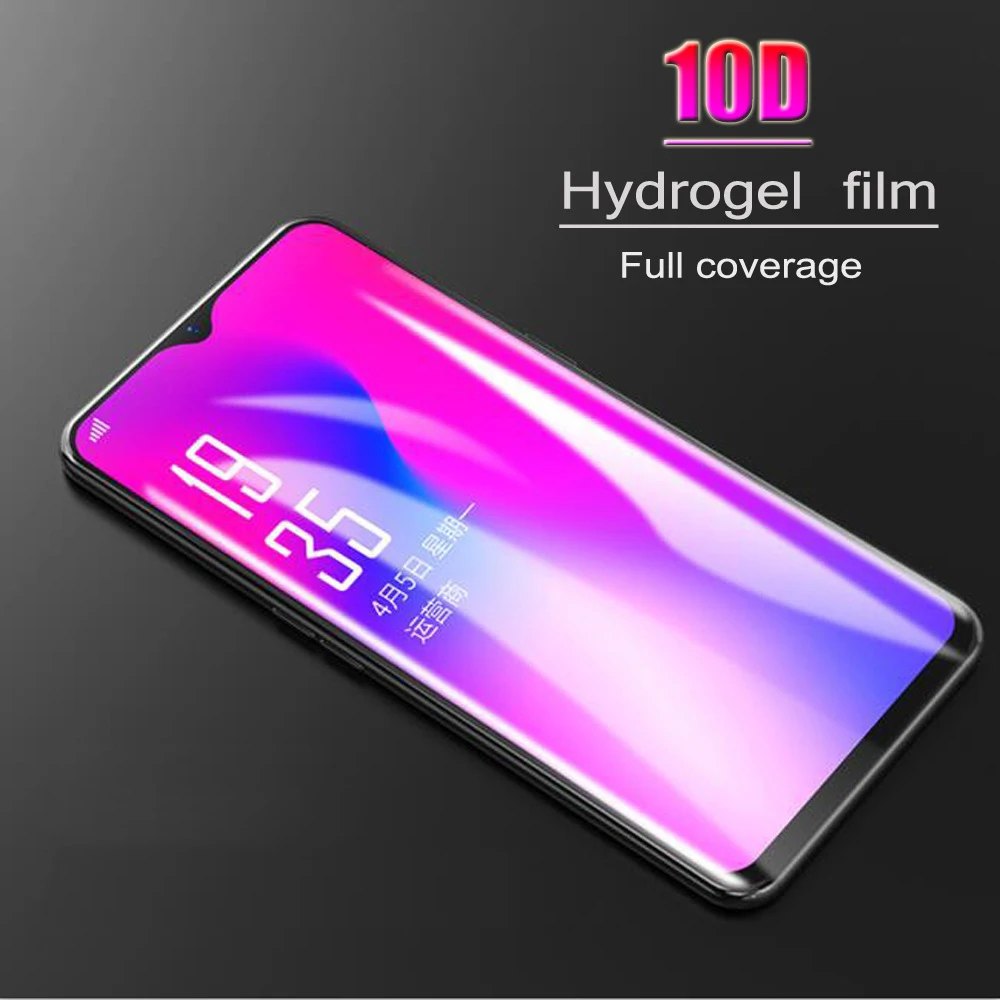 Tempered Hydrogel Film For Vivo Y93 Lite Y93s India Standard Edition Full Cover Curved Soft Screen Protector Not Tempered Glass