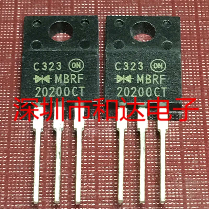 

Original 5pcs/ MBRF20200CT TO-220F 200V 20A