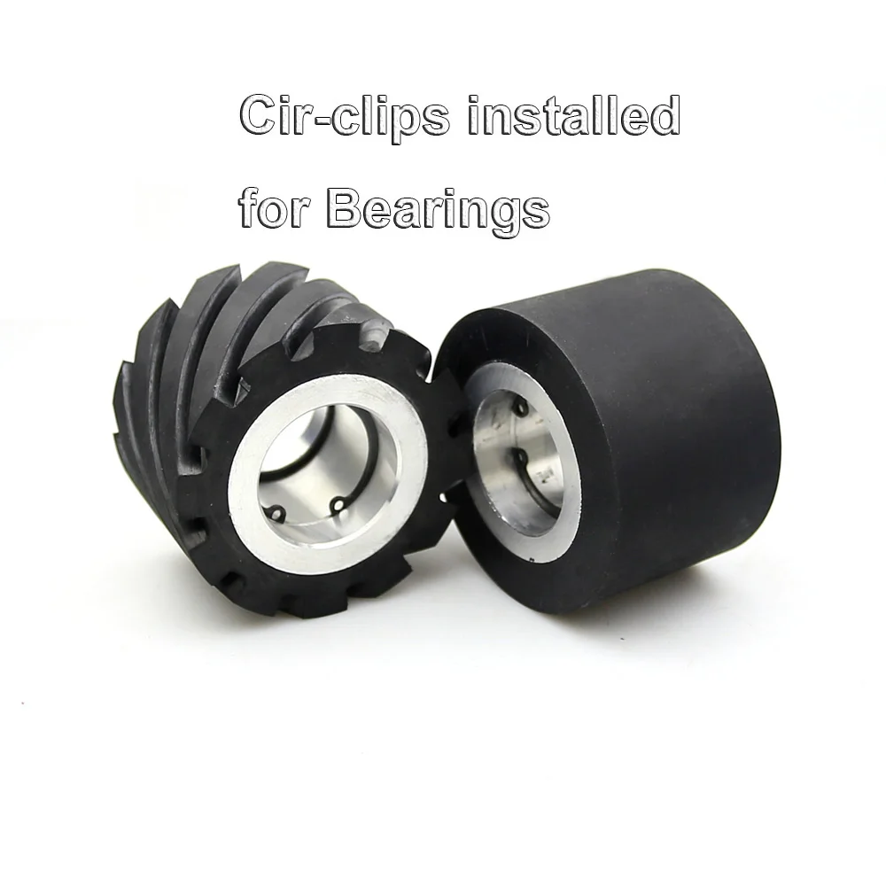 1 piece 75*50mm Rubber Contact Wheel Belt Grinder Backstand Idler Wheel