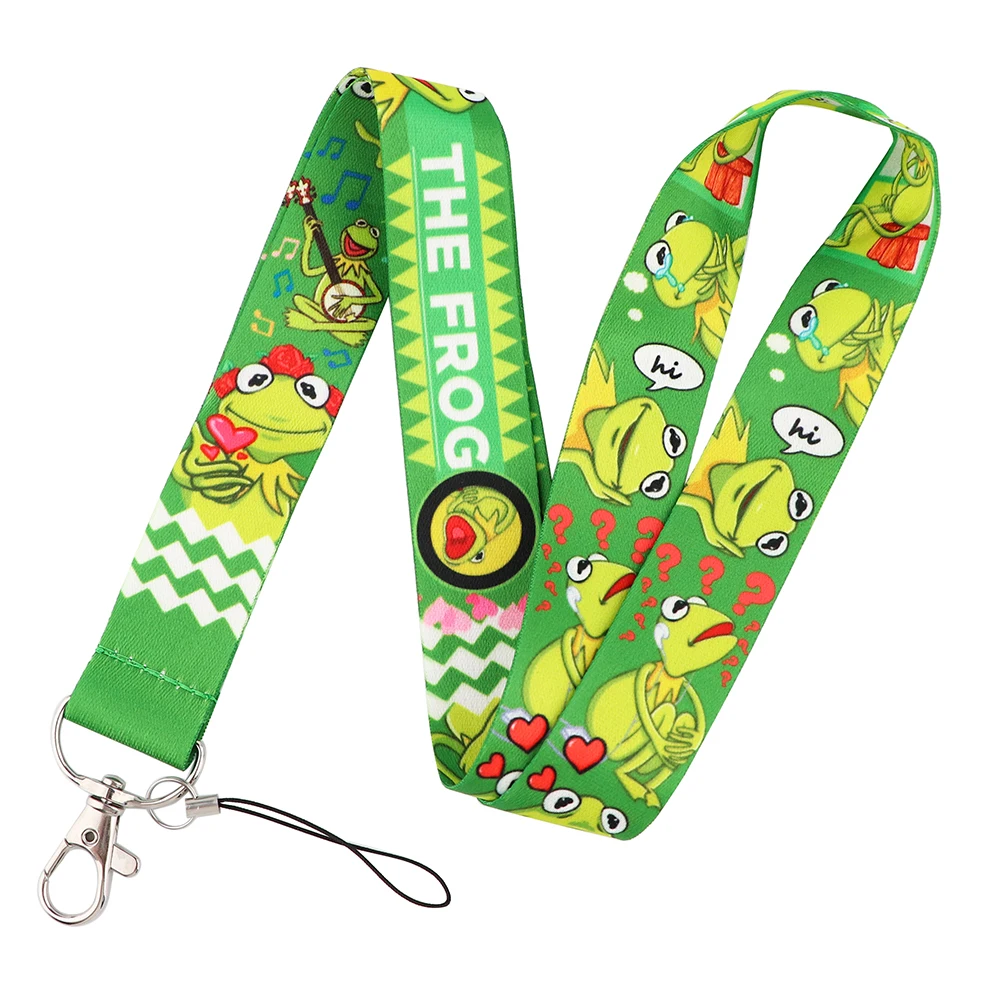 YL240 Wholesale Animal Lanyard Car Keychain Personalise Office ID Card Pass Gym Mobile Phone Key Ring Badge Holder Accessories