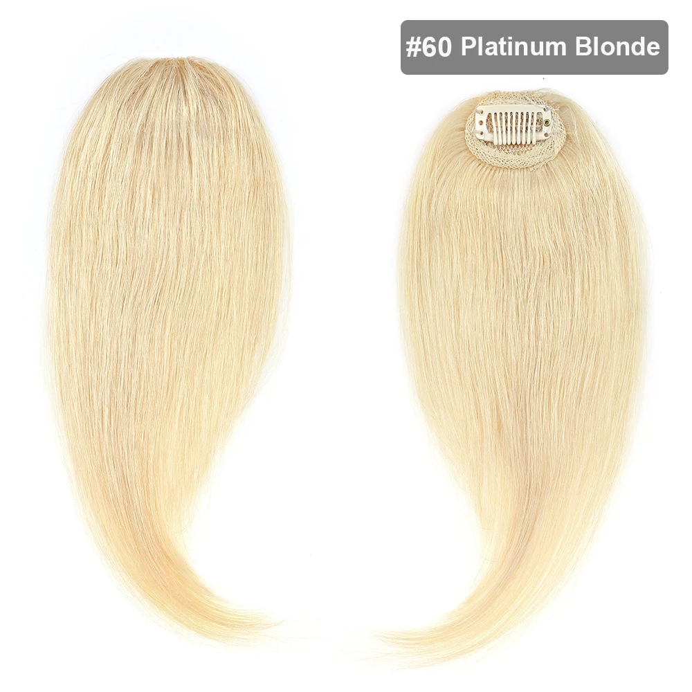 Sego 2 Teile/satz Echthaar Seitlicher Pony Clip in Pony Echthaar Bang Natürlicher Clip on Side Bang Gerade Fransen Haarverlängerung – Detail 11