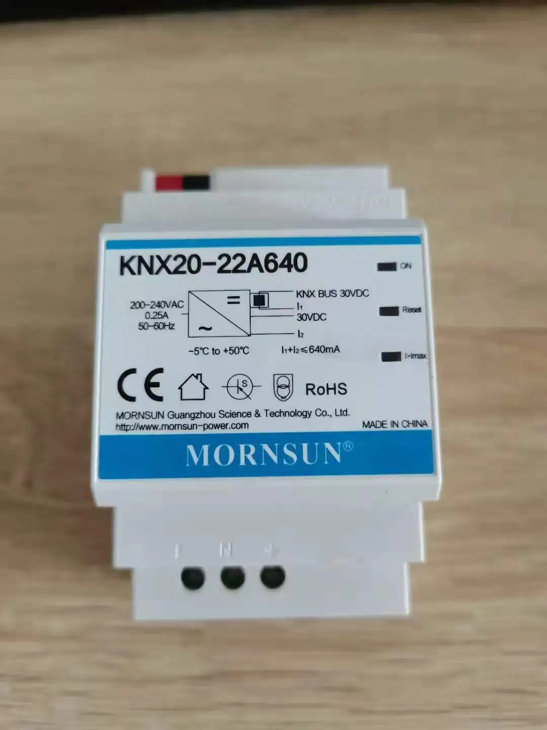 Fuente de alimentación de Bus KNX KNX20-22A640, AC-DC, 19,2 W, 30V, 640mA, 4KV, aislado