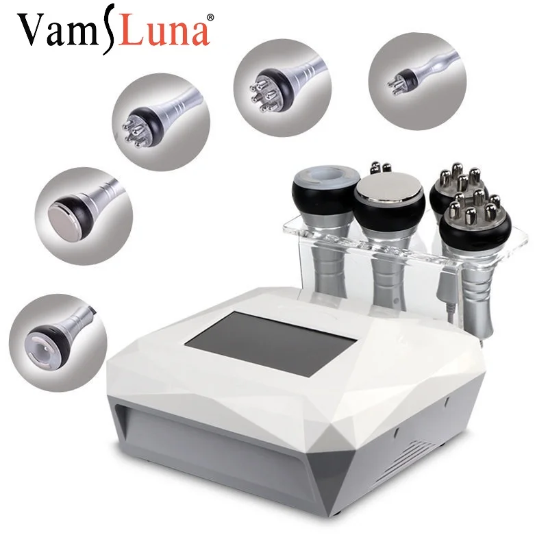 5 IN 1 40K  Cavitation Machine Slimming Vacuum Ultrasonic For Face Lift Skin Rejuvenation Weight Loss Wrinkle Removal