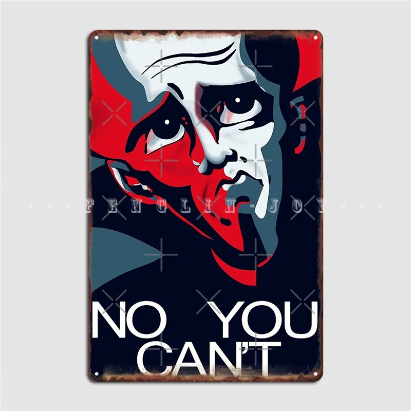 Megamind No You Can't Metal Sign Cinema Living Room Club Bar Design Mural Painting Tin Sign Poster