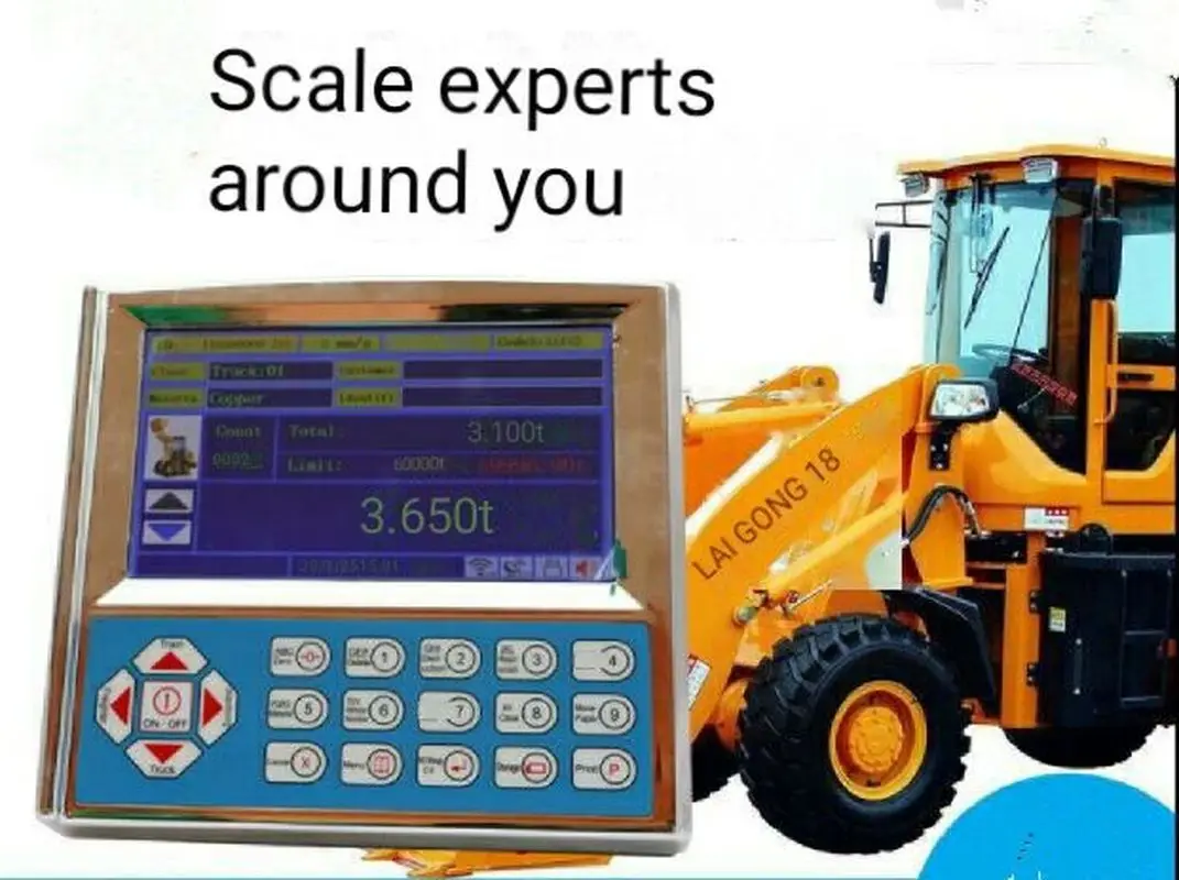 Loader electronic scale loader electronic pound forklift scale intelligent high precision weighing instrument English version DZ