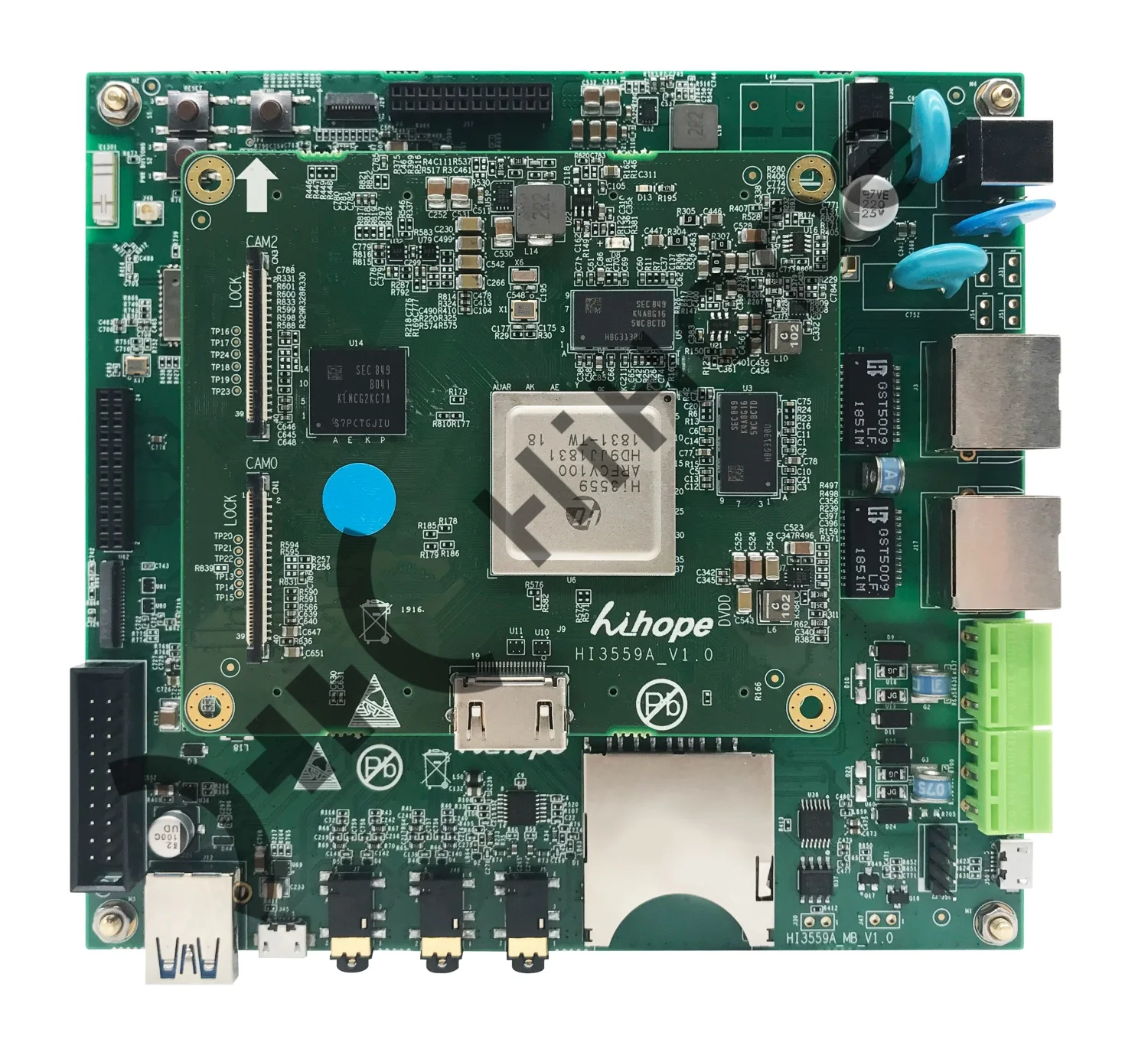 Hi3559A AI Face Recognition Development Board Supports Various Neural Network Models of DebianUbuntu System