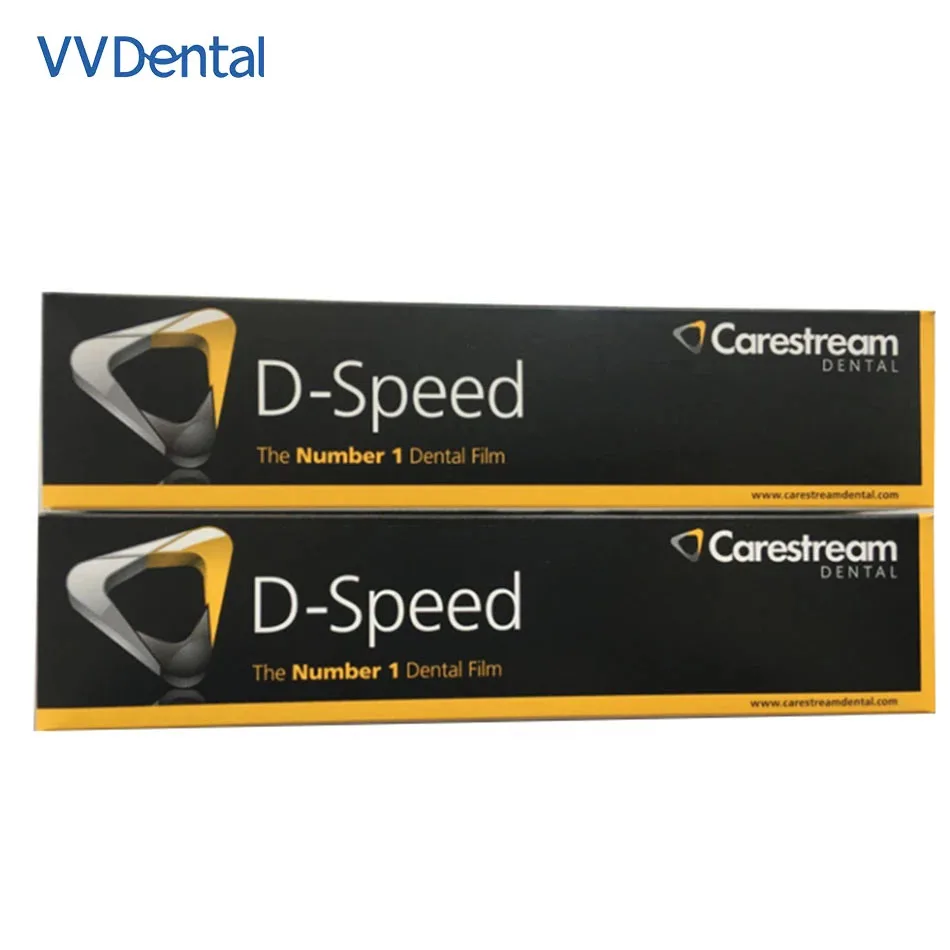 VV Dental 100PCS/Box X Ray Kodak Film D-Speed Dental Periapices Radiographs Carestream Intraoral Film Dental Dentistry Equipment