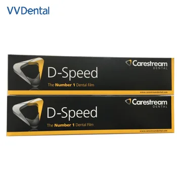 VV Dental 100pcs/box X Ray Kodak Film D-Speed ​​Dental Periapices Radiographs Carestoral Intraoral Film Dentistry Equipment