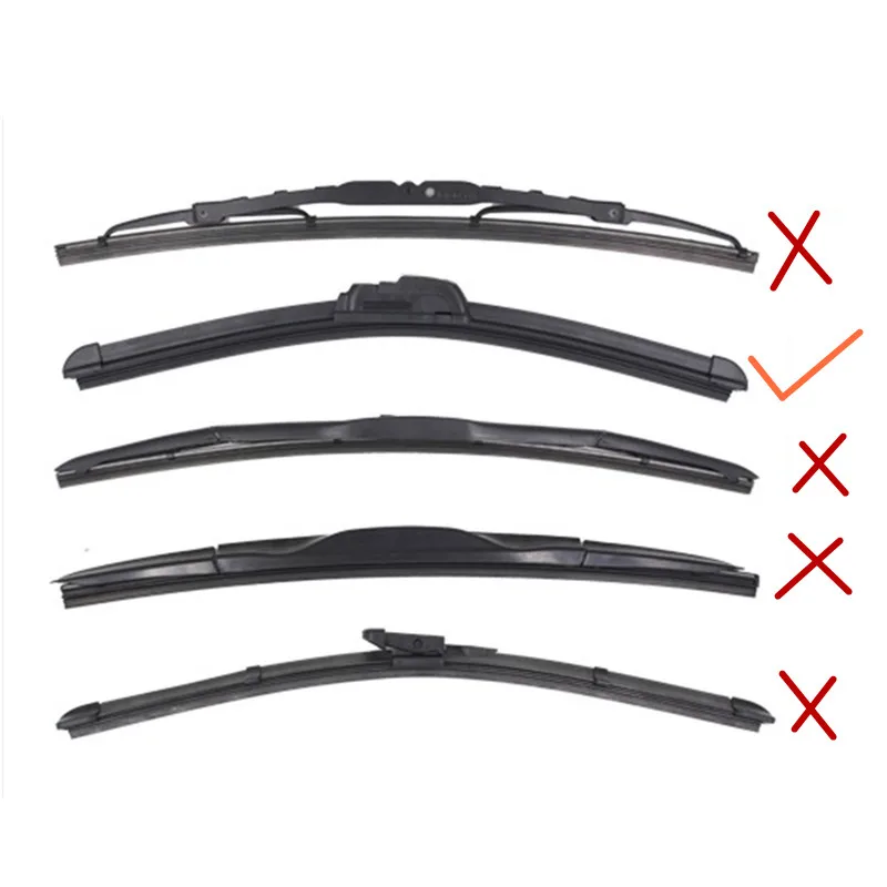 Auto Parts Car Wiper blade Windscreen washer wiper brushes Strip Insert rubber bands wipers for Car Blades Car Accessories