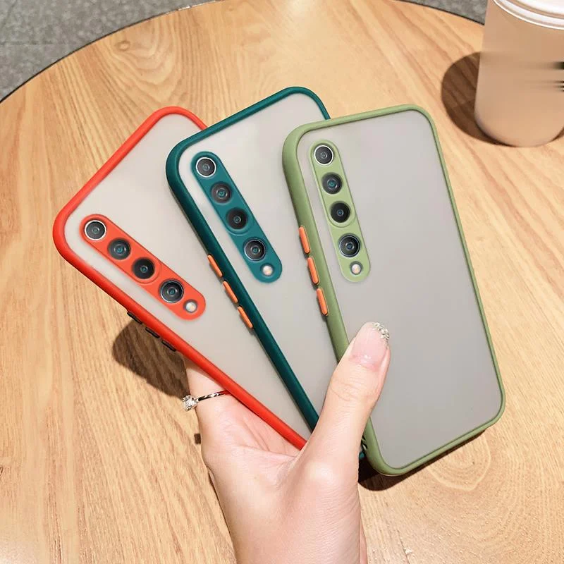 Candy Colors CASE For Xiaomi Mi 10 5G Matte Luxury Shockproof Slim Cartoon Cases For Xiaomi Mi 10 Protector Silicone Back Cover