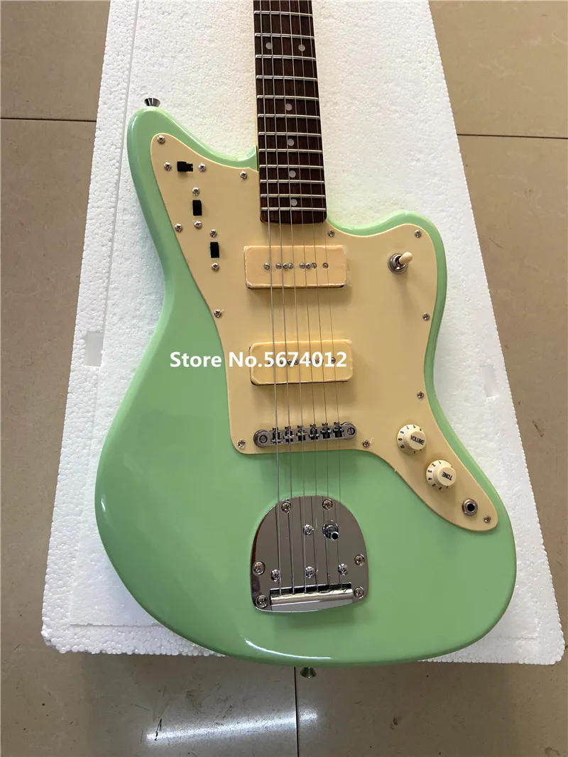 Heritage classic jazz guitar surfing green, retro protection board can be customized free shipping