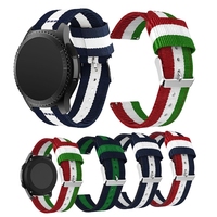 22mm 20mm Nylon strap For Samsung Galaxy watch 3 Active2 Amazfit GTR/Bip New fashion trend smart watch strap For Huawei watch GT