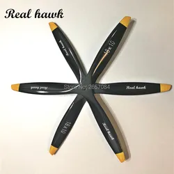 3 Blade 18x6/18x8/18x10 CCW or CW Black Wooden Propeller High Quality For Scale RC Gas Airplane Model RC parts