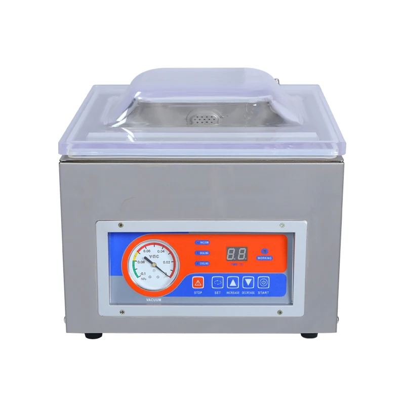 

DZ-260C Commercial Kitchen Food Chamber Tabletop Seal Vacuum Packaging Machine Seal Bar