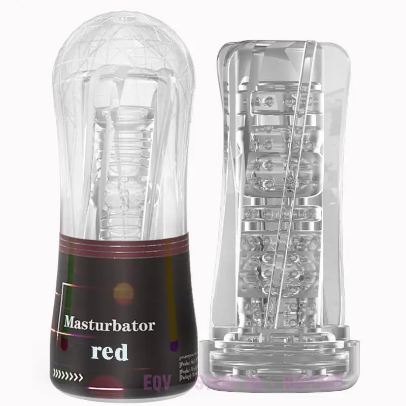 Male Sex Toy Vacuum Sucking Transparent Snail Cup Pocket Pussy, Vagina Masturbation Endurance Sex Products For Men Masturbator.