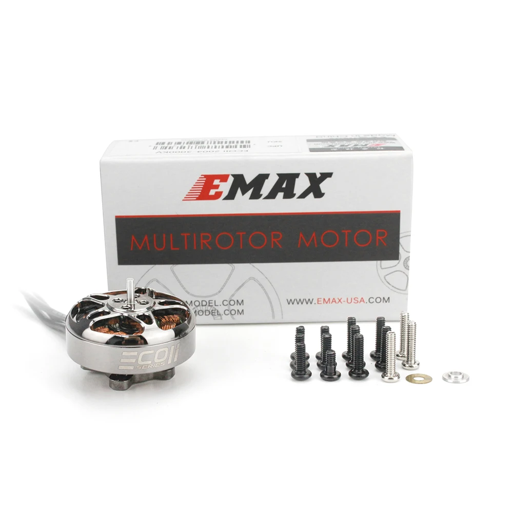 New Emax Official ECO II Series 2004 1600KV 2000KV 2400KV 3000KV Brushless Motor for RC Drone FPV Racing