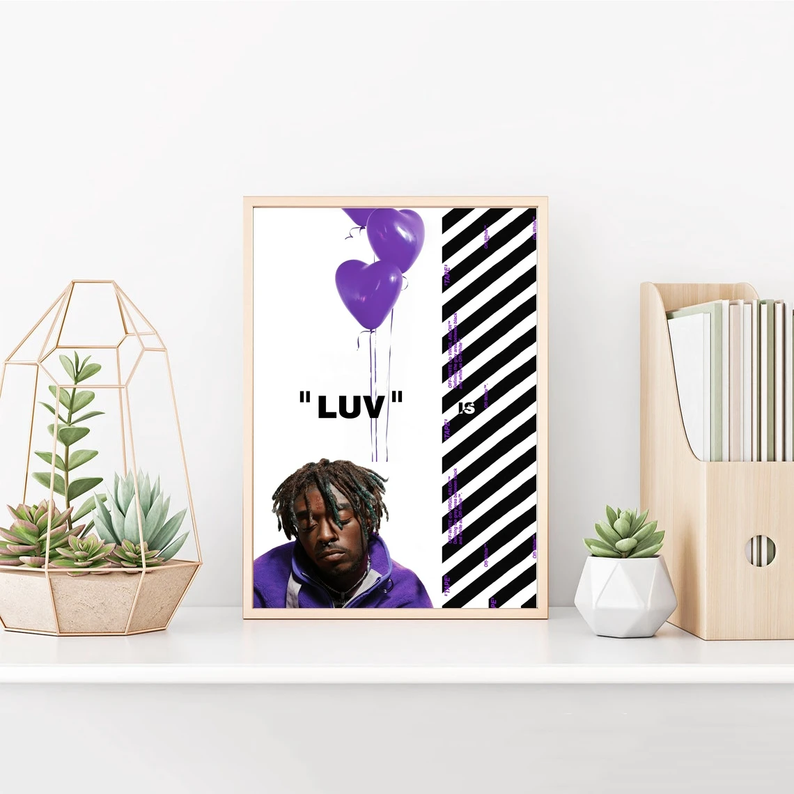 Lil Uzi Vert - Luv is Rage Music Album Cover Poster Singer Music Star Canvas Photo Photo Art Poster Print Home Decoration