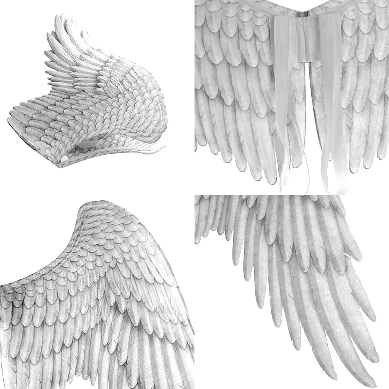 Halloween 3D Angel Devil Big Wing Carnival Party Performance Prop for Men Women XIN-Shipping