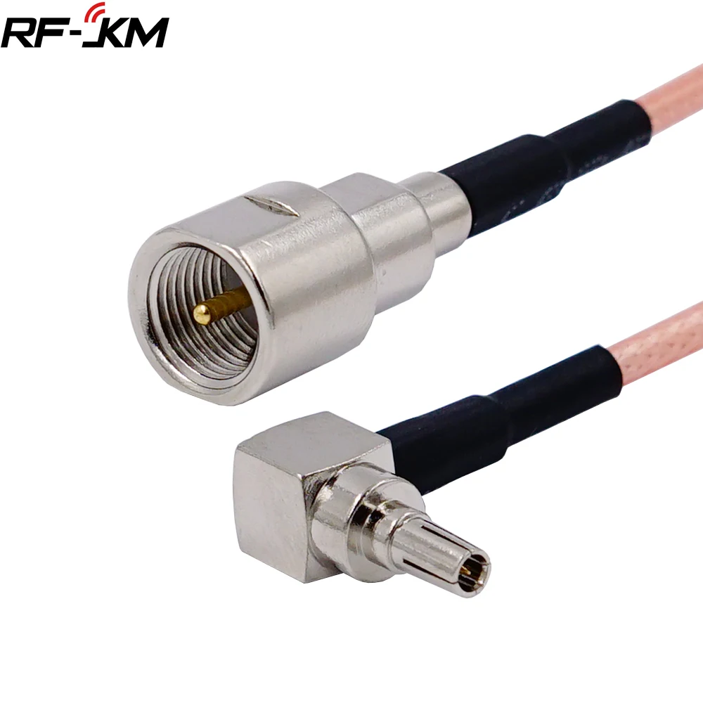 

FME Male Plug To CRC9 Right Angle Connector RG316 Pigtail Cable Adapter