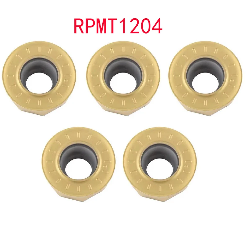 10PCS RPMT1204 MO E VP15TF Milling Carbide Insert Lathe Milling RPMT08T2 MOE JS VP15TF CNC Tools Milling Cutter Finishing