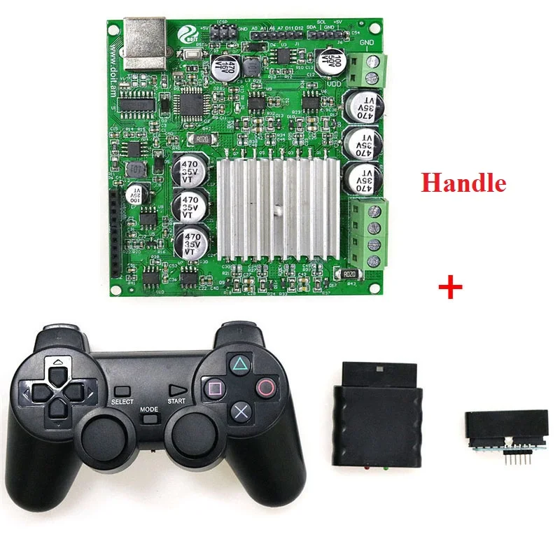 Kit de Control de potencia grande con módulo WiFi de DT-06 + Placa de controlador de Motor 2 en 1 para carga grande Robot tanque chasis DITY RC