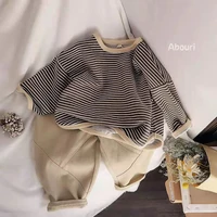Spring Kids Sweatshirt For Toddler Boys Girls Top Clothes Autumn Cotton Long Sleeve T-Shirt Children Clothes 1-8Yrs Boys Clothes 4