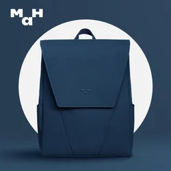 MAH-Mochila Laptop para Homens e Mulheres, Mochila Estudantil, Mochila de Viagem Casual 15,6