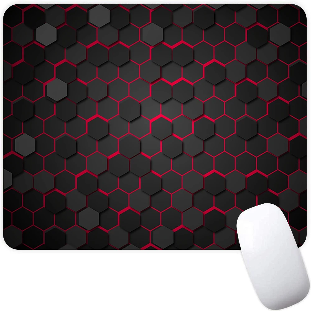 Grid Honeycomb Small Gaming Mouse Pad Computer Mousepad PC Gamer Mouse Mat Laptop Mausepad Mouse Carpet Keyboard Mat Desk Pad