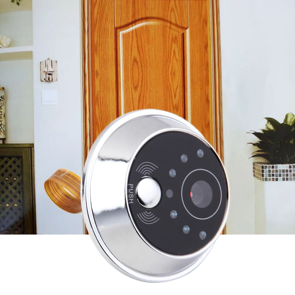 Wysokiej rozdzielczości 2.4 "wideo-oko wizualny Monitor 100 stopni kąt widzenia bezprzewodowa kamera szpiegowska drzwi biały wizjer wideo