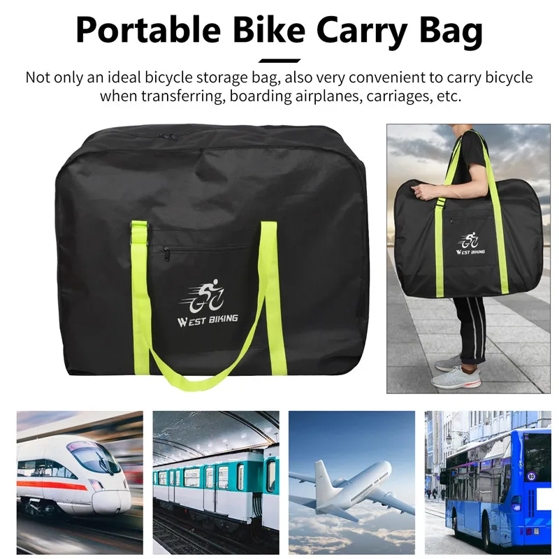 WEST BIKING Portable Bicycle Carry Bag for 14\