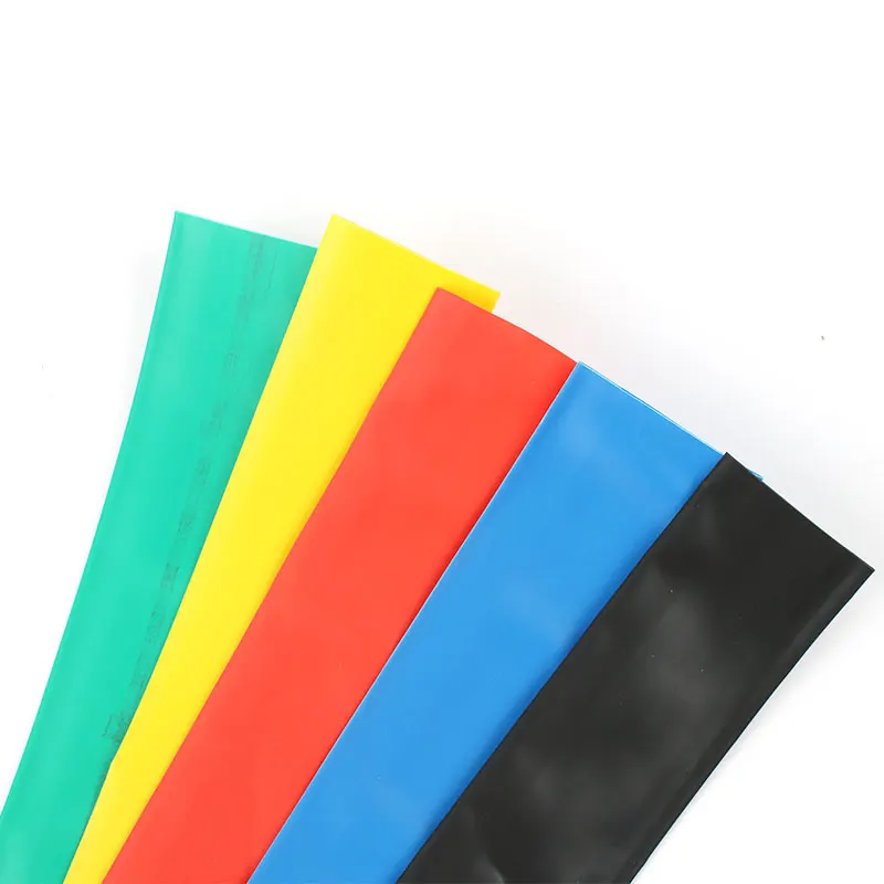

(1Meter/lot) 50MM Inner Diameter Heat Shrinkable Tube / Cable Sleeve Color Black Red Blue Green Yellow Shrink Wrap