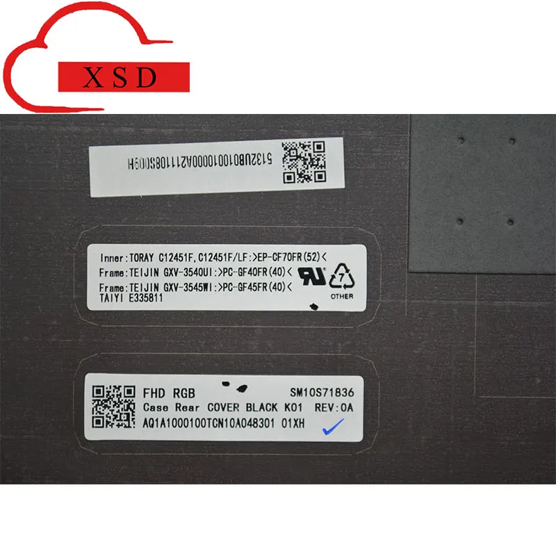 Imagem -02 - Tela Lcd de Tampa Traseira para Lenovo Thinkpad x1 Capa Original Compatível com os Laptops Aq1000100