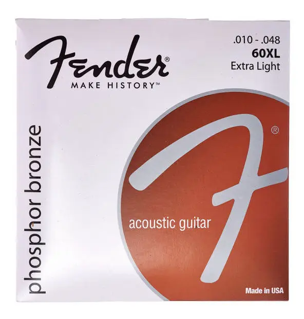 60XL Phosphor Bronze Acoustic Guitar Strings, Extra Light, 10-48