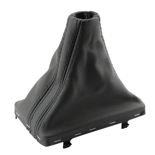 Para audi a3 A1 3 6 7 Q3 RS Q3 RS 3 4 5 6 7 palanca de cambios de cuero para coche cubierta de palanca de cambios cubierta antipolvo collares de cambio