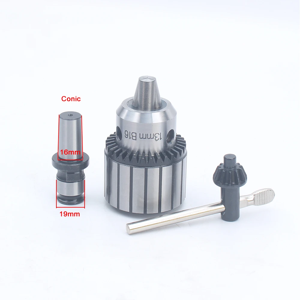 Mandril de broca tipo chave de boa qualidade com 0.8mm a 13mm