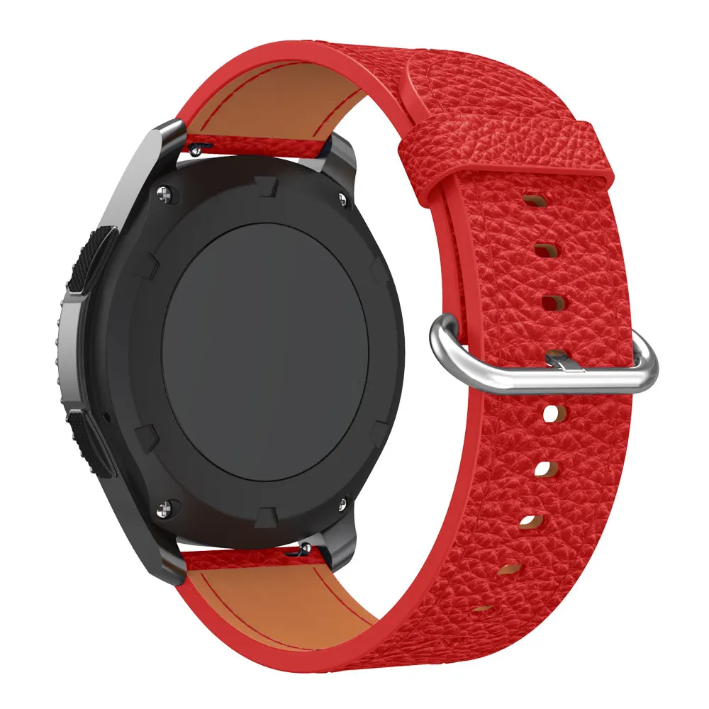 ギアs3フロンティア用ストラップ腕時計46ミリメートル革22ミリメートル時計バンドサムスンギアS3クラシックフロンティア時計バンド