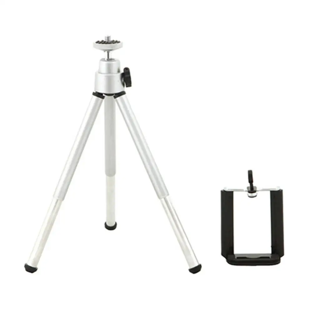 360 Degree Rotatable Stand Tripod Mount + Phone Holder For iPhone