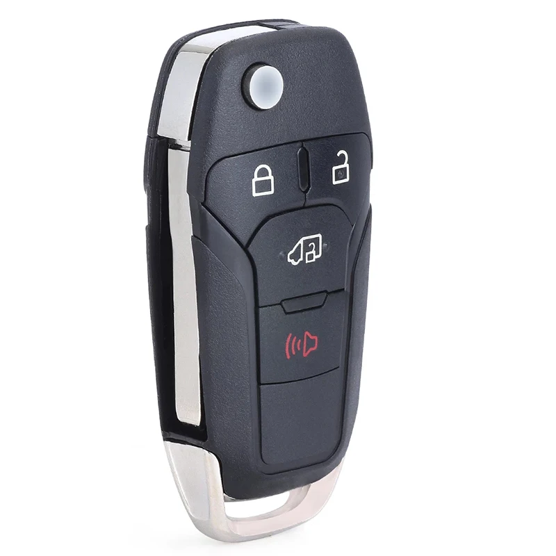 

KEYECU Flip Remote Car Key With 3 4 5 Buttons 315MHz ID49 Chip for Ford Fusion F-150 F-250 F-350 EcoSport Transit Fob N5F-A08TAA