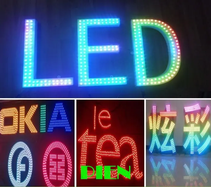 1000pcs 12mm IP68 RGB addressable led pixel module WS2811 for letter sign 5V + T1000S Controller + Power adapter Free shipping