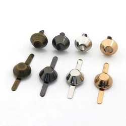 10pcs Metal Bucket Shape Buckle Bag Bottom Mini Clip Buckle Hardware for Leather Craft Bag Handbag Shoulder Bag  DIY Accessories