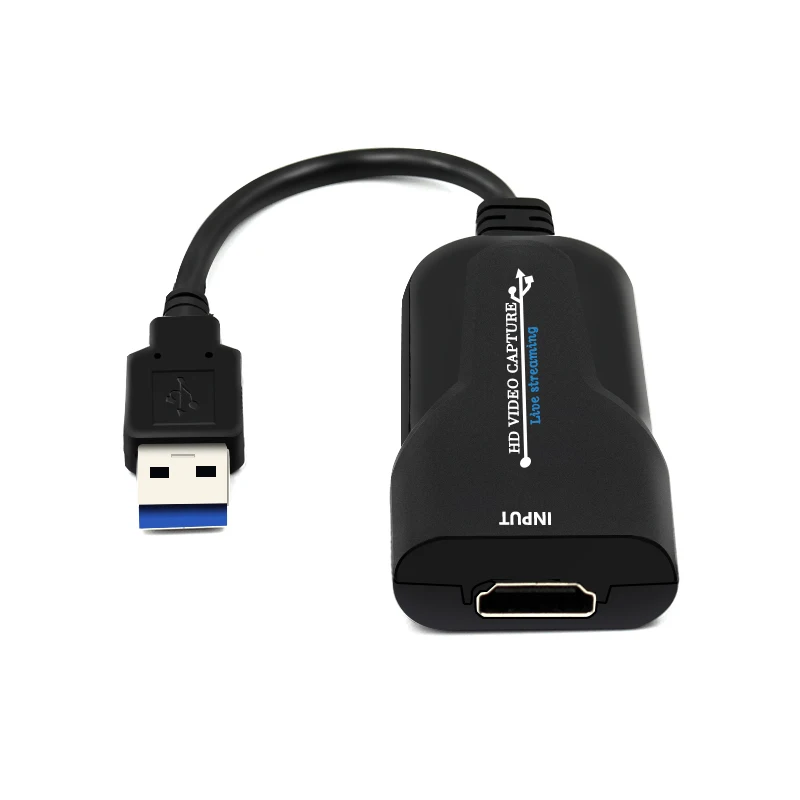 USB Video Capture Card HD USB Video Capture อุปกรณ์ Grabber Recorder สำหรับ PS4 DVD กล้องที่ถ่ายทอดสด
