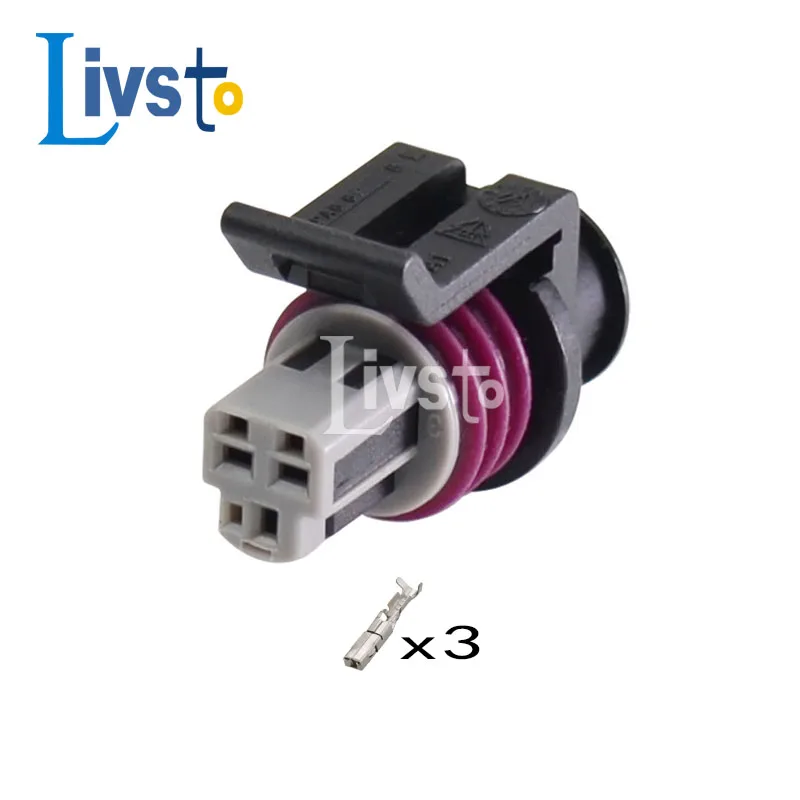 1 Set 3 Pin Delphi LS Tps AEM MAP GT150 Auto Connector Sensor Throttle Plug For Engine Oil Temp Gauge 15397149 15397275