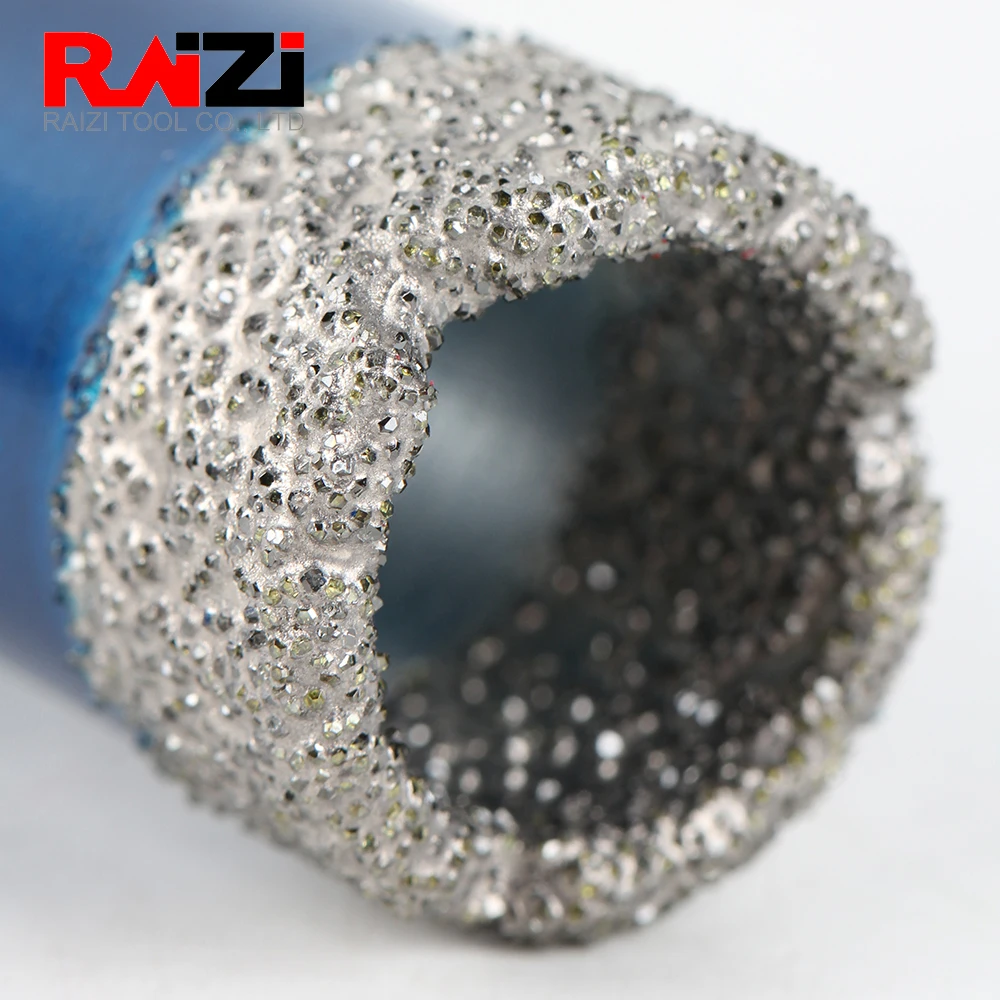 Raizi Phoenix 1pc M14 punta diamantata a secco brasata sottovuoto per sega a tazza per piastrelle in gres porcellanato e granito