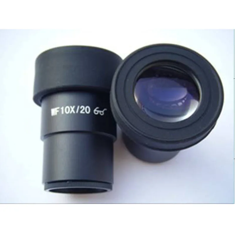 

Brand New Pair WF10X/20 Eyepieces (30MM) with one pair eyeguard for Stereo Microscope