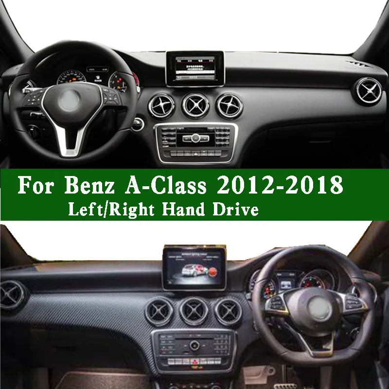 For Mercedes-Benz A-Class  A180 200 260 W176 2012-2018 Dashmat Dashboard Cover Instrument Panel Pad Dash Mat Anti-Dirt Proof