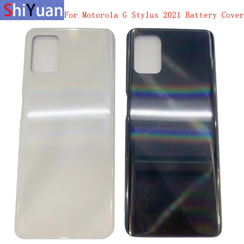 Back Battery Cover Rear Door Panel Housing Case For Motorola Moto G Stylus 2021 Battery Cover Replacement Part