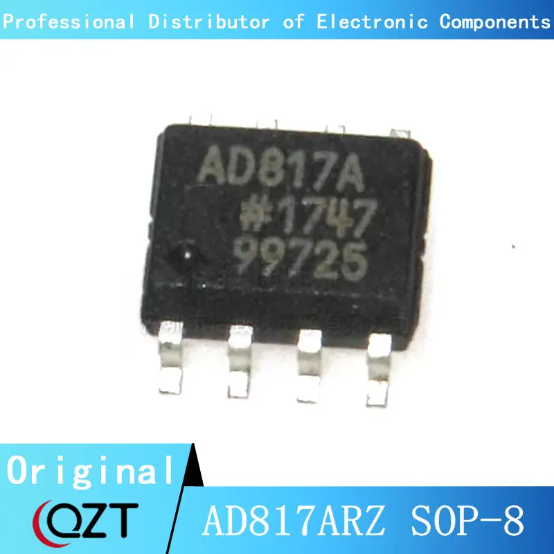 10pcs/lot AD817 SOP AD817A AD817AR AD817ARZ SOP-8 chip New spot